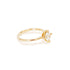 Twisted Four Claw Round Lab Grown Diamond Ring